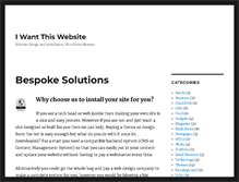 Tablet Screenshot of iwantthiswebsite.com